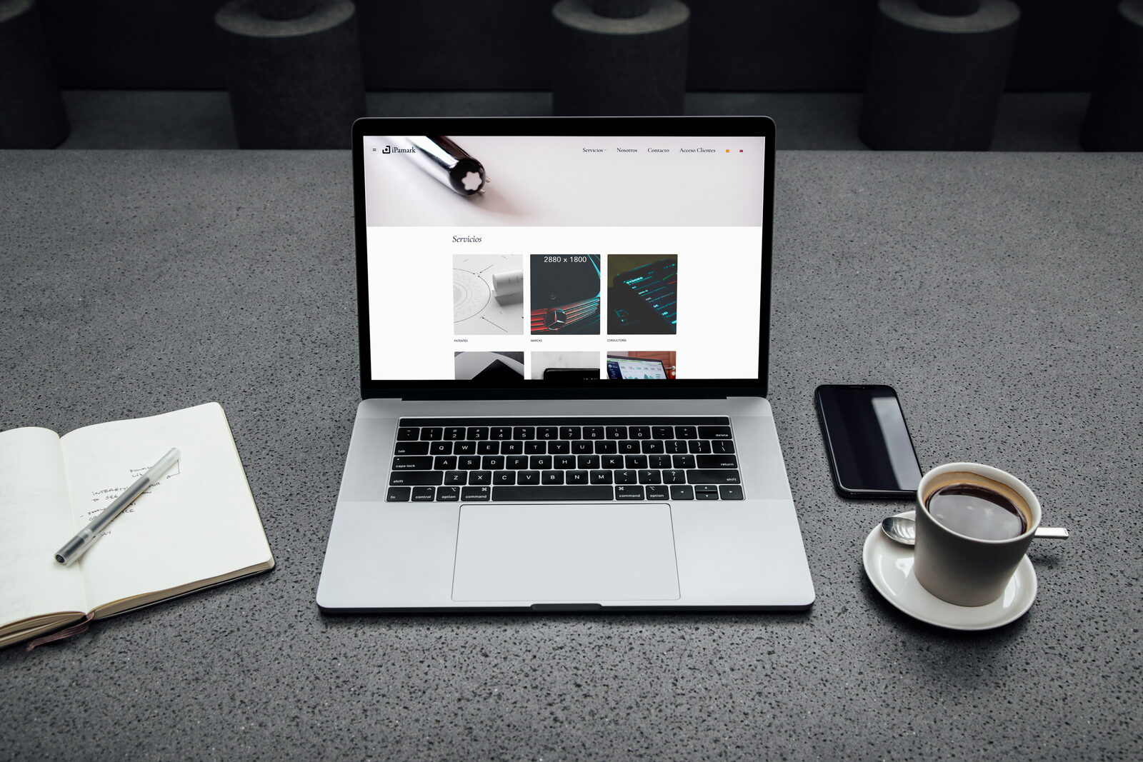 iPamark web — experiencia de usuario