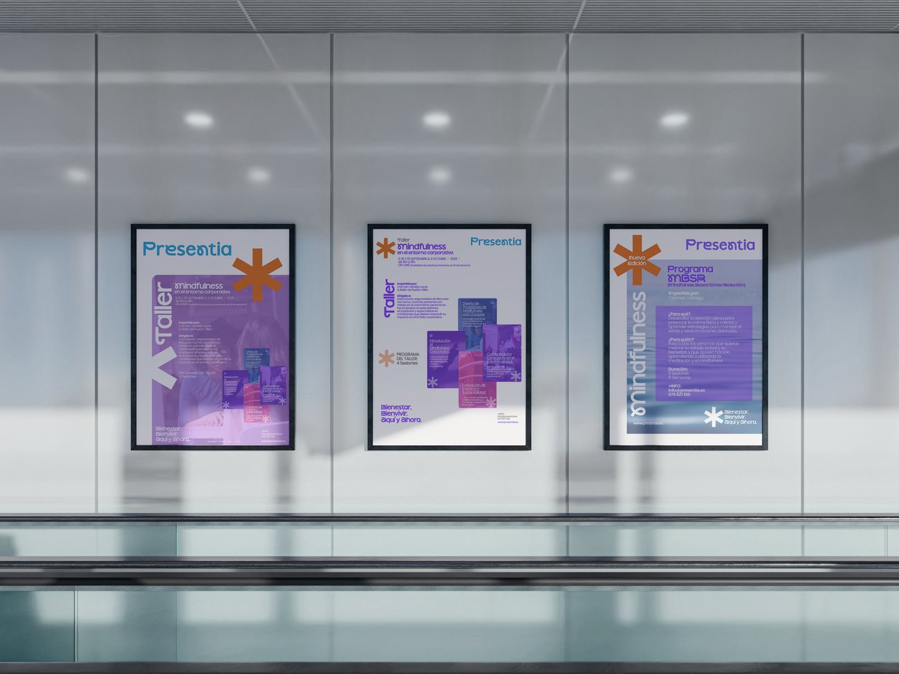 Carteles de Presentia en aeropuerto